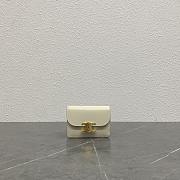 Okify Celine Trimophe Card Holder In White 10.5x7x1cm - 1