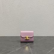 Okify Celine Trimophe Card Holder In Pink 10.5x7x1cm - 1