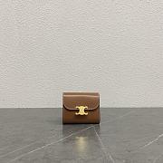 Okify Celine Trimophe Card Holder In Brown 10.5x7x1cm - 1