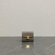 Okify Celine Trimophe Card Holder In Grey Gray 10.5x7x1cm - 1