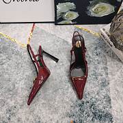 Okify YSL Belt Buckle High Heels In Red EU34-43 - 3