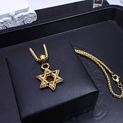 Okify Chrome Hearts Gold Necklace 20028 - 4