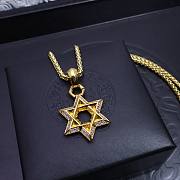 Okify Chrome Hearts Gold Necklace 20028 - 2