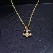 Okify Chrome Hearts Gold Necklace 20029 - 1