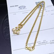 Okify Chrome Hearts Gold Necklace 20029 - 4