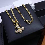 Okify Chrome Hearts Gold Necklace 20029 - 2