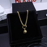 Okify Chrome Hearts Gold Necklace 20033 - 1