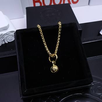 Okify Chrome Hearts Gold Necklace 20033