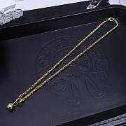 Okify Chrome Hearts Gold Necklace 20033 - 2