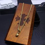 Okify Chrome Hearts Gold Necklace 20033 - 3