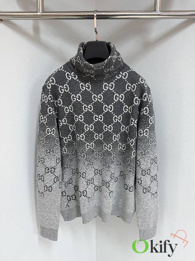 Okify Gucci degradé wool jacquard sweater S-XL  - 1