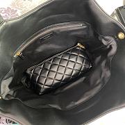 Okify YSL Icare Maxi Shopping Bag in Quilted Black Lambskin 27x13x8cm - 5