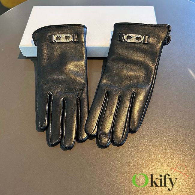 Okify Celine Black Gloves 20042 - 1