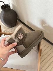 Okify UGG Grey Gray Snow Boots For Children 25-36 20050 - 2