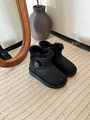 Okify UGG Black Snow Boots For Children 25-36 20051 - 4