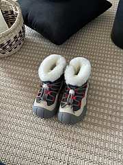 Okify UGG Grey Gray Snow Lace Up Sneaker For Children 25-36 20052 - 4