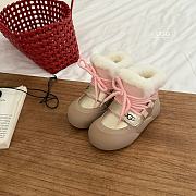 Okify UGG Pink Big Toe Shoes For Children 25-36  - 3