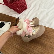 Okify UGG Pink Big Toe Shoes For Children 25-36  - 2