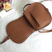 Okify Chloe Large Marcie Saddle Bag In Brown 24x20x10cm  - 2