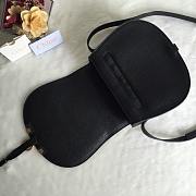 Okify Chloe Large Marcie Saddle Bag In Black 24x20x10cm  - 3