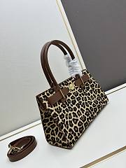 Okify Versace Leopard Medusa 95 Mini Tote Bag In Animalier 31x10.5x19cm  - 5