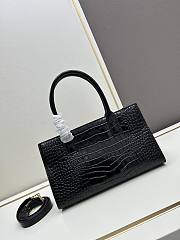 Okify Versace Croc-Effect Medusa 95 Tote Bag In Black 31x10.5x19cm  - 2