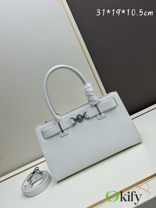 Okify Versace Medusa 95 Tote Bag In White 31x10.6x19cm  - 1