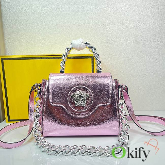 Okify Versace La Medusa Pink Bag 20x10x17cm - 1