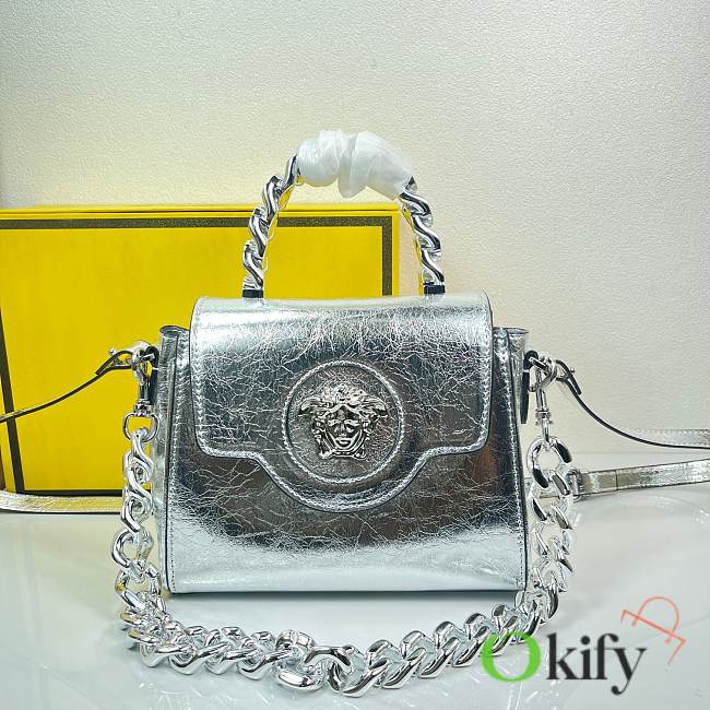 Okify Versace La Medusa Silver Bag 20x10x17cm - 1