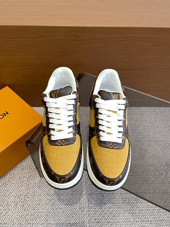 Okify Louis Vuitton Nike Air Force Brown Sneakers EU35-46 