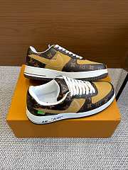 Okify Louis Vuitton Nike Air Force Brown Sneakers EU35-46  - 3