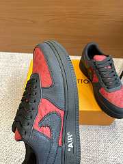 Okify Louis Vuitton Nike Air Force Black Red Sneakers EU35-46  - 6