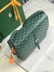 Okify Goyard Belvedere MM Bag In Green 28x19x7.5cm - 5