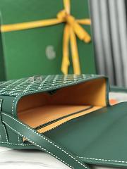 Okify Goyard Belvedere MM Bag In Green 28x19x7.5cm - 2