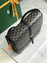 Okify Goyard Belvedere MM Bag In Black 28x19x7.5cm - 2