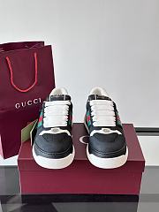 Okify Gucci Black Screener Sneakers With Web EU35-44 20130 - 4