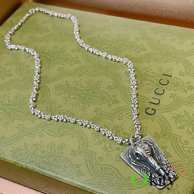 Okify Gucci Anger Forest Silver Necklace  - 1