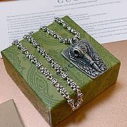 Okify Gucci Anger Forest Silver Necklace  - 3