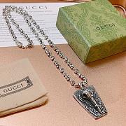 Okify Gucci Anger Forest Silver Necklace  - 2