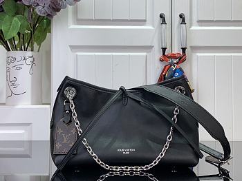 Okify Louis Vuitton CarryAll BB Vibe Bag In Black M12888 17 x 10 x 26 cm 