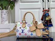 Okify Louis Vuitton x TM Nano Speedy Multicolored Blanc Bag M13391 16x11x9cm  - 1