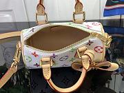 Okify Louis Vuitton x TM Nano Speedy Multicolored Blanc Bag M13391 16x11x9cm  - 4