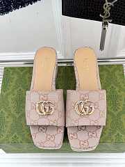 Okify Gucci Beige Thick Soled Slippers EU35-40 - 3