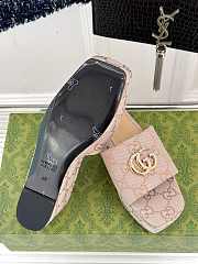 Okify Gucci Beige Thick Soled Slippers EU35-40 - 5