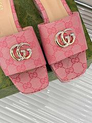 Okify Gucci Pink Thick Soled Slippers EU35-40 - 2