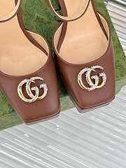 Okify Gucci Brown Calfskin High Heels EU35-42  - 5