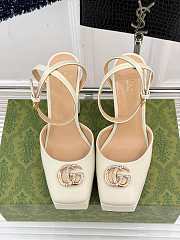 Okify Gucci White Calfskin High Heels EU35-42  - 6