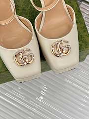 Okify Gucci White Calfskin High Heels EU35-42  - 5