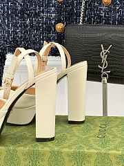 Okify Gucci White Calfskin High Heels EU35-42  - 4