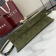 Okify Gucci Dionysus Green Suede Bag 29.5x20x10.5cm - 4